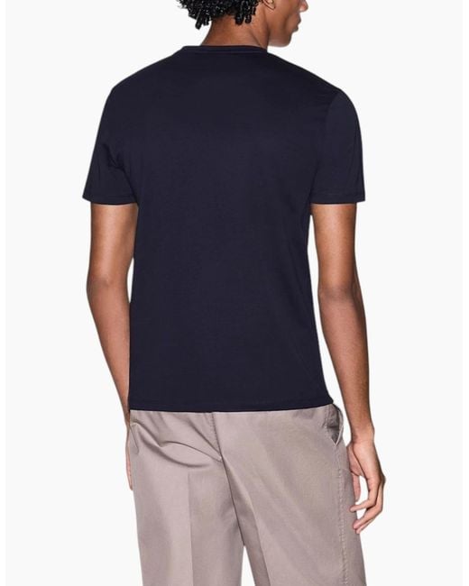 Armani Blue Exchange Af10356 T Shirts Cotton Tee for men