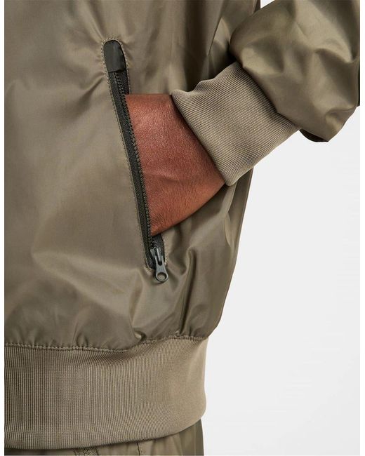 Nike Brown Windrunner Hooded Jacket for men