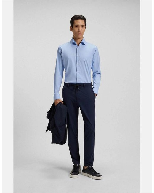 Boss Blue P Hank Kent C1 222 10241343 02 Oxford Shirt for men