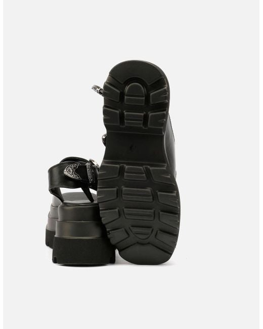 Buffalo Black Jupiter Ari West Sandals