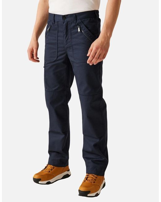 Regatta Blue Pro Action Stretch Trousers for men