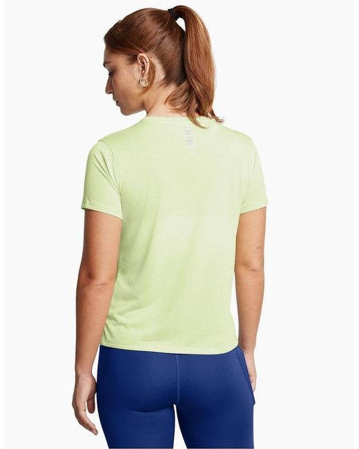 Under Armour Yellow Armour Ua Launch Elite Short Sleeve
