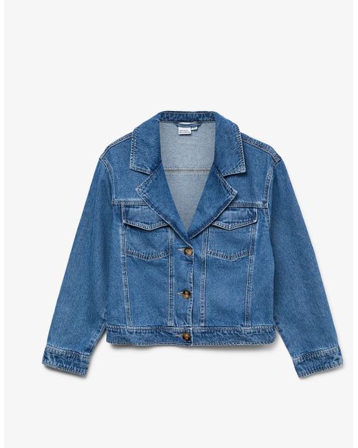 Vero Moda Blue Sofie Long Sleeve Denim Jacket Denim