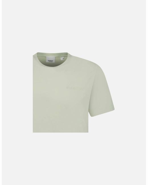 Burberry Green 'Jenson' Crew Neck Logo T-Shirt Light for men