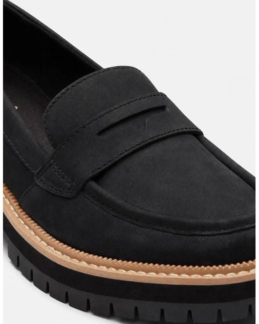 TOMS Black Cara Loafer Shoes