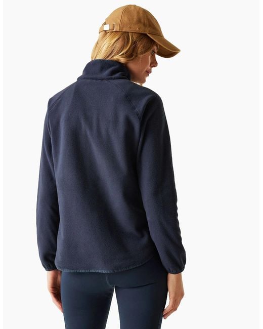 Regatta Green Ladies Frankie Quarter Zip Fleece Top
