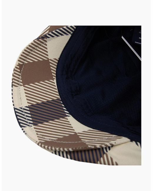 Aquascutum Multicolor Macro Iconic Flat Cap 30 for men