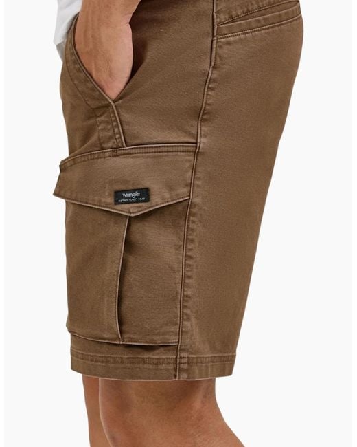 Wrangler Gray Cargo Shorts Relax Fit for men