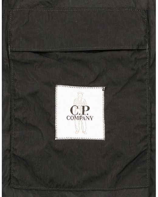 C P Company Black Eco-Chrome R Down Lens Jacket for men
