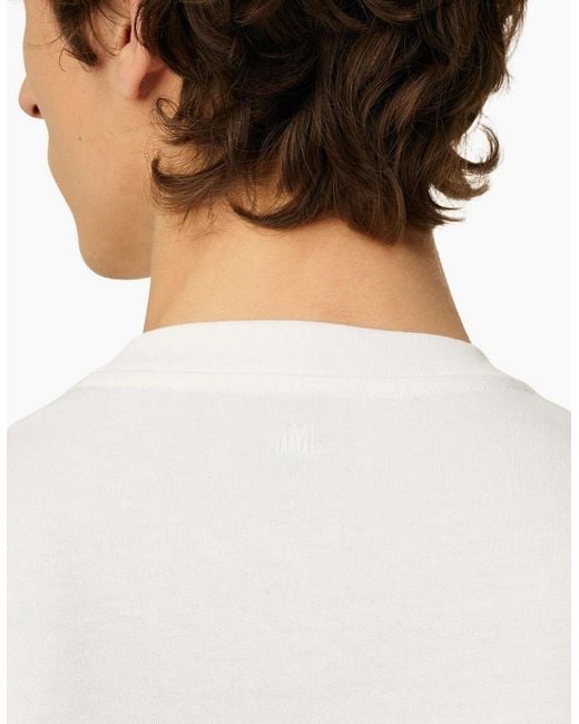 AMI White De Coeur T-Shirt for men