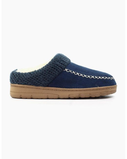 Lunar Blue Albany Boxed Slippers