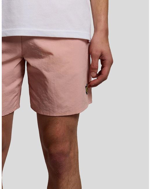 Lyle & Scott White Swim Shorts for men
