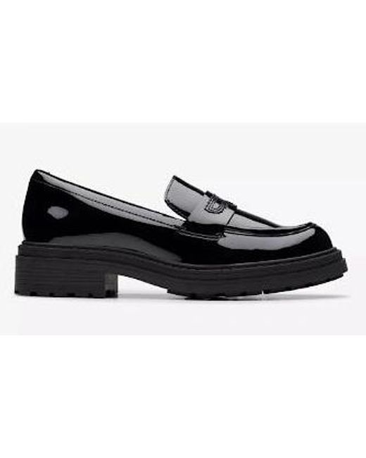 Clarks Black Orinoco3 Edge Patent