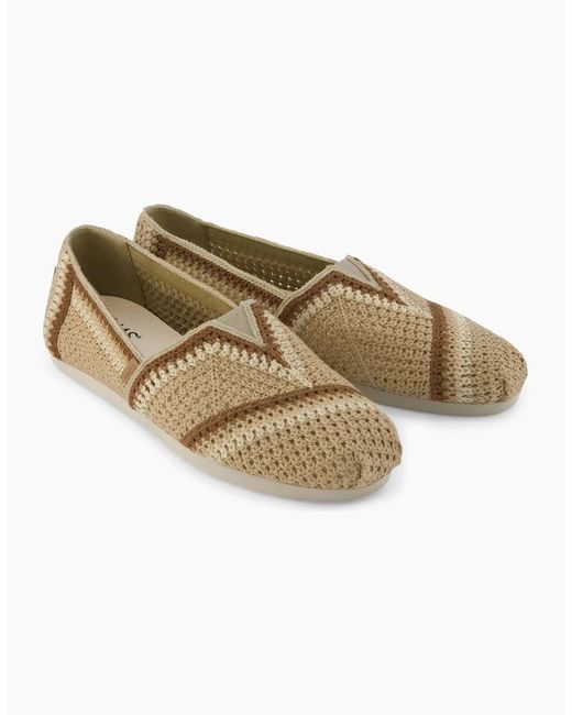 TOMS Natural Alpargata Classic Espadrille Shoes Dark
