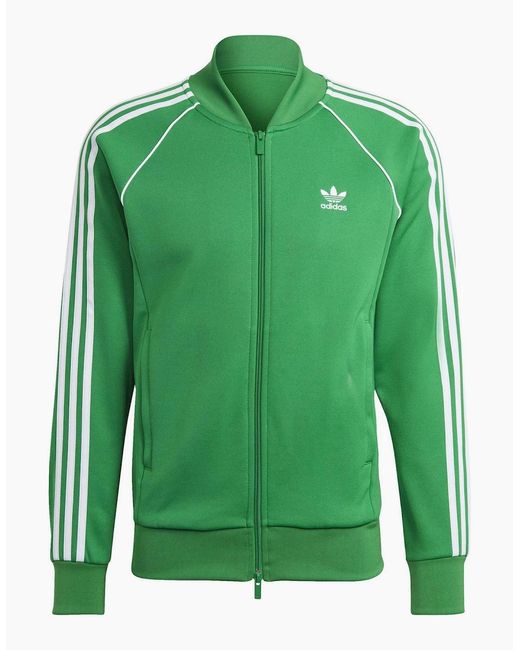 Adidas Originals Green Sst Tracksuit Top for men