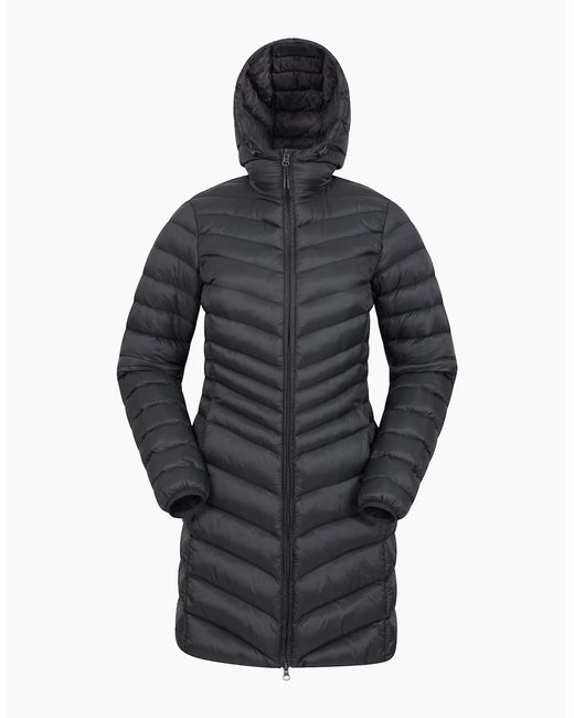 Mountain Warehouse Blue Ladies Florence Long Padded Jacket