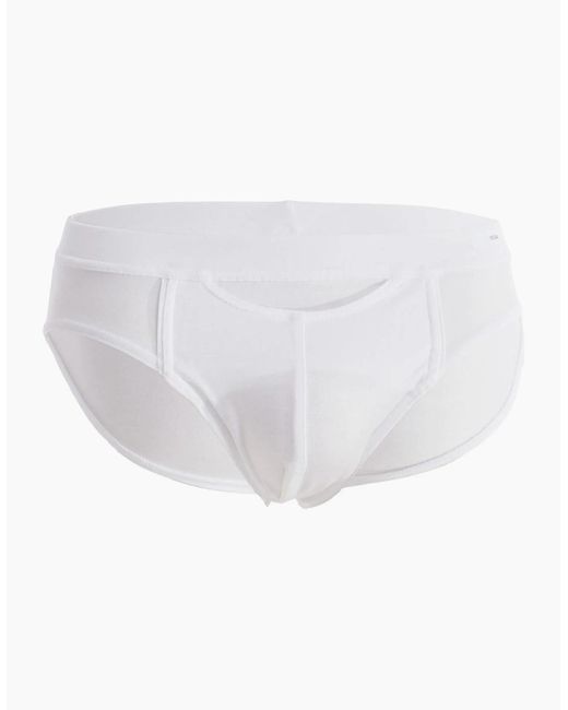 Hom White Tencel Soft Ho1 Comfort Mini Brief for men