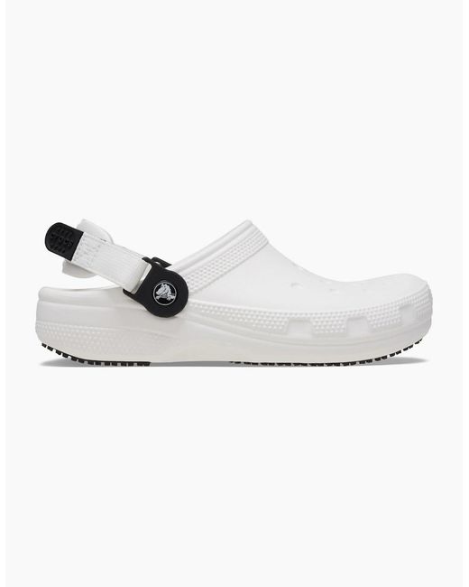 CROCSTM White Classic Work Clog Thermoplastic Clogs for men