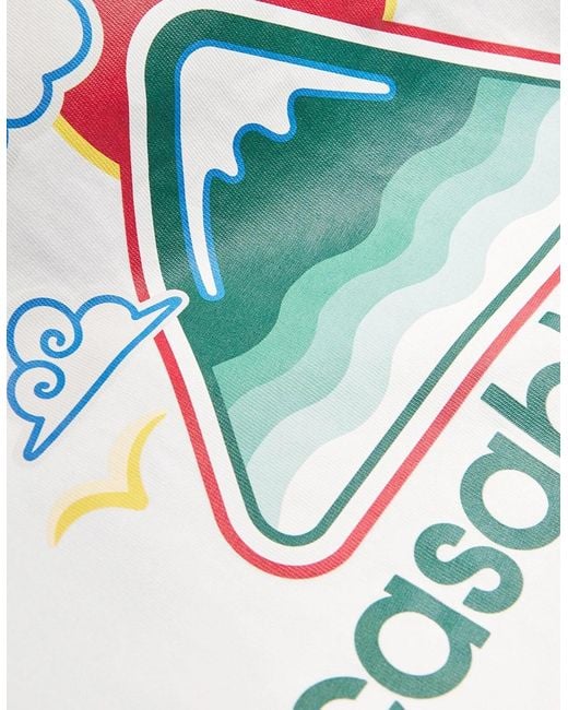 Casablanca White Montagne Ondulee Tee