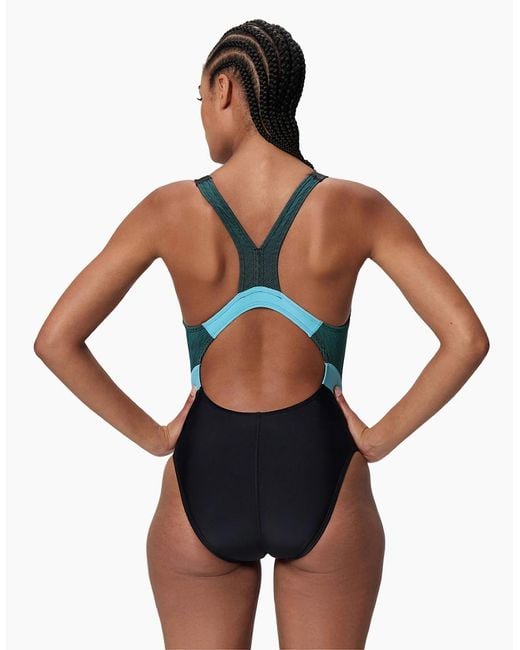 Speedo Blue Ladies Quantum Splice One Piece Swimsuit