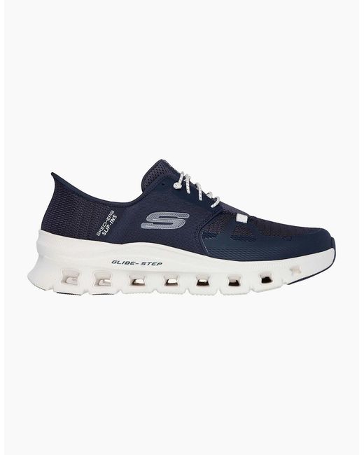 Skechers Blue Glide-Step Pro Polyester Trainers for men