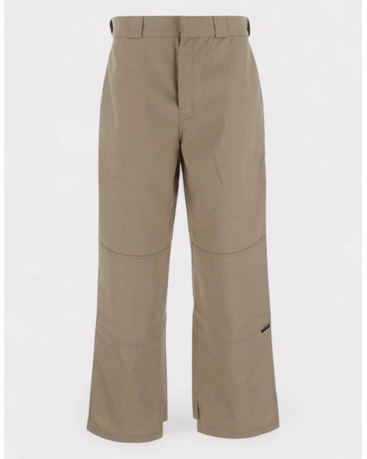 Palm Angels Natural Reversed Waistband Chino Pant for men