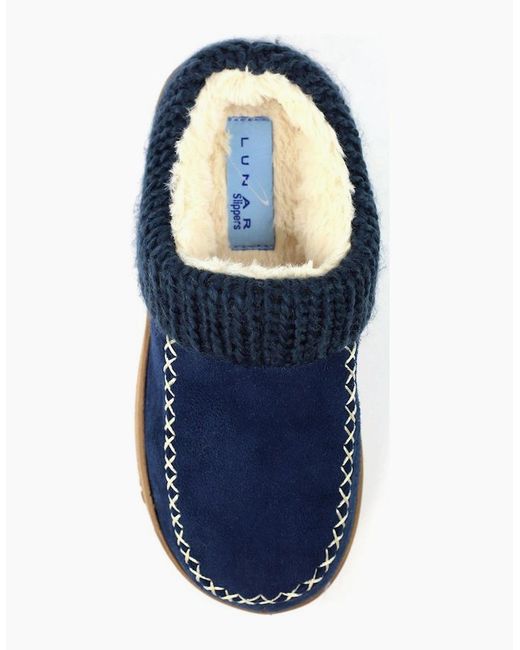 Lunar Blue Albany Boxed Slippers