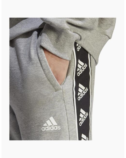 Adidas Gray Ess Brandlove Jogger for men