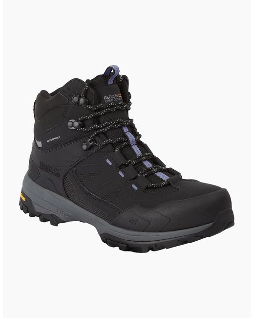 Regatta Black Ladies Regen Walking Boots