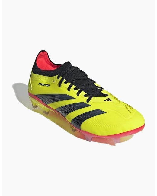 Adidas Predator Yellow Predator 24 Pro Firm Ground Boots for men