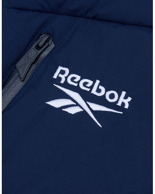 Reebok Blue Rb1567 Stretch Puffer Jacket for men
