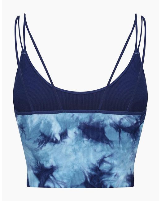 Lee Jeans Blue Iva Cropped Spaghetti Strap Bra