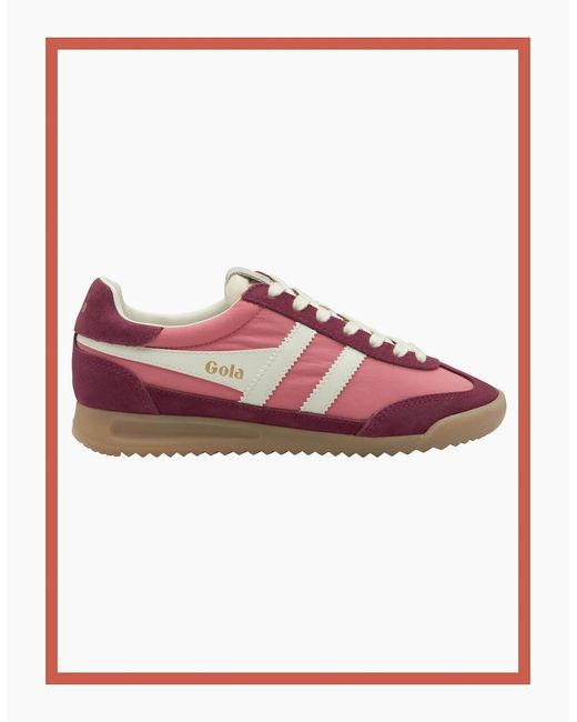 Gola Pink Firefly Trainer-Bubblegum/Cerise/Off