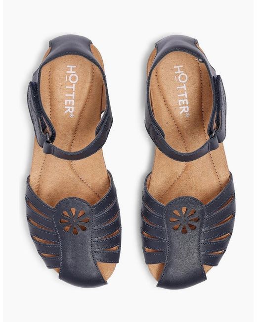 Hotter Blue Dinaric Sandals