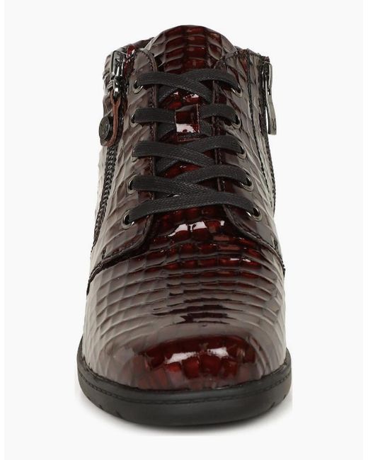 Caprice Brown Amanda Ankle Boots