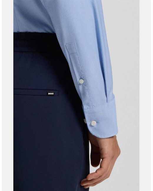 Boss Blue P Hank Kent C1 222 10241343 02 Oxford Shirt for men