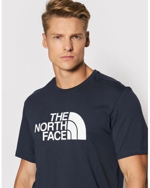 The North Face Blue Easy Tee Short Sleeve T-Shirt for men