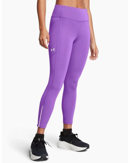 Under Armour Purple Fly Fast Ankle Legging