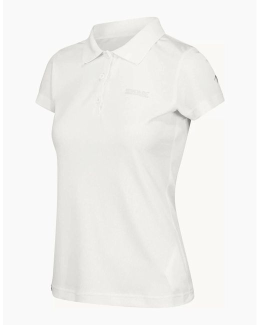 Regatta White Ladies Maverick V Polo Shirt