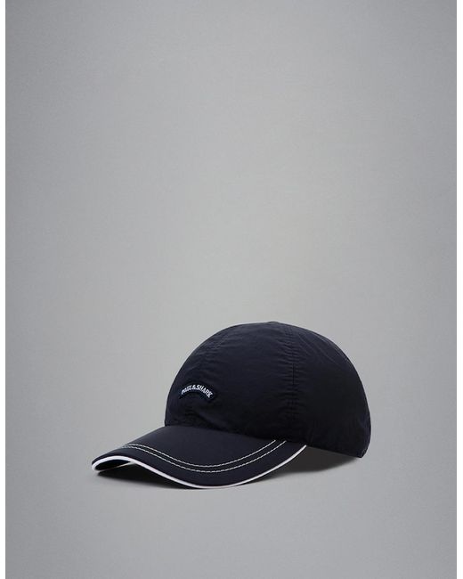 Paul & Shark Blue Baseball Cap With Moon Badge for men