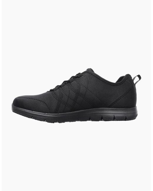 Skechers Black Ladies Ghenter Srelt Safety Shoes