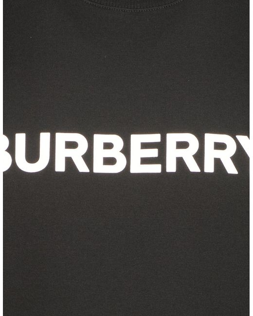 Burberry Black Logo Print T-Shirt for men