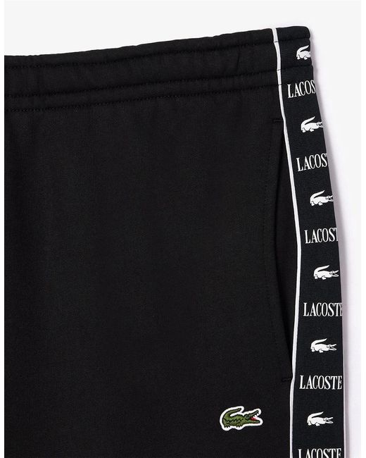 Lacoste Black Tsuit Trousers for men