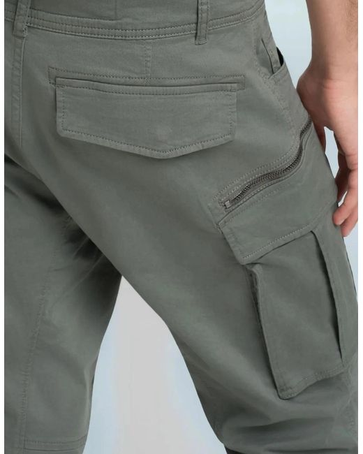 Replay Gray Joe Cargo Trousers for men