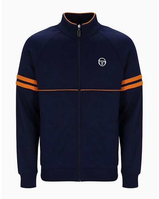 Sergio Tacchini Blue Orion Track Top Jacket Maritime/ Pepper for men