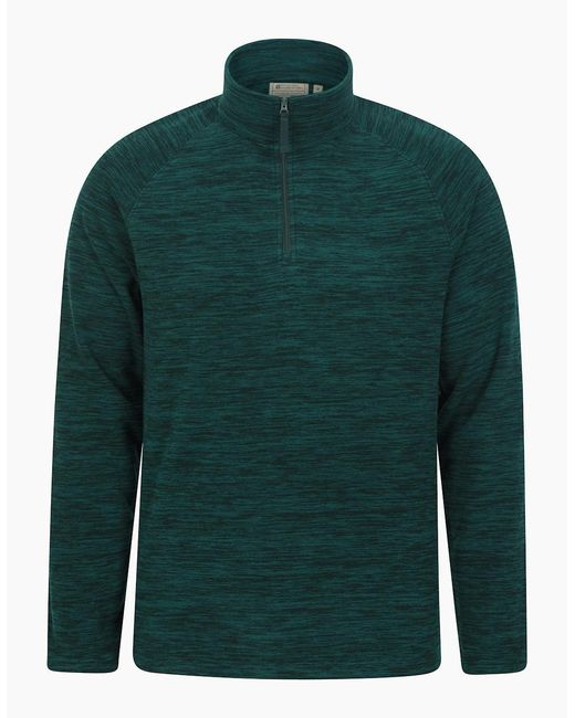 Mountain Warehouse Red Snowdon Ii Fleece Top for men