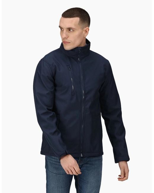 Regatta Blue Professional 3 Layer Soft Shell Jacket for men