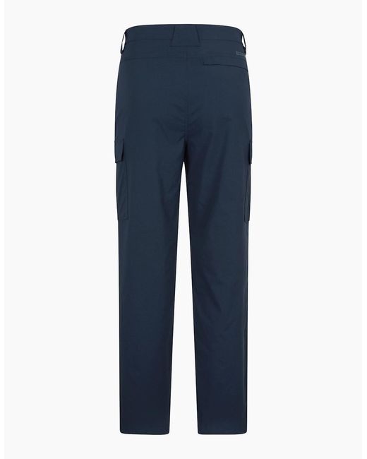 Mountain Warehouse Blue Delta Stretch Cargo Trousers for men