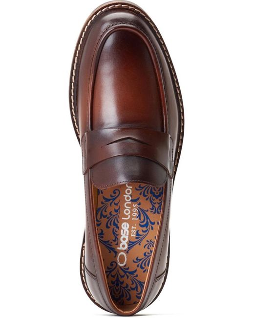 Base London Brown Ivey Loafers for men
