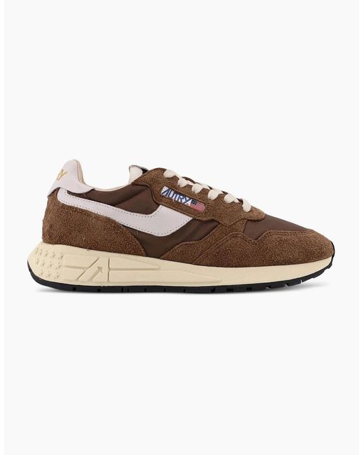 Autry Brown Reelwind Low Nc39 Sneakers for men